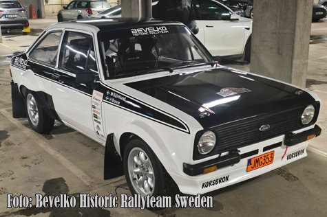 © Bevelko Historic Rallyteam Sweden.